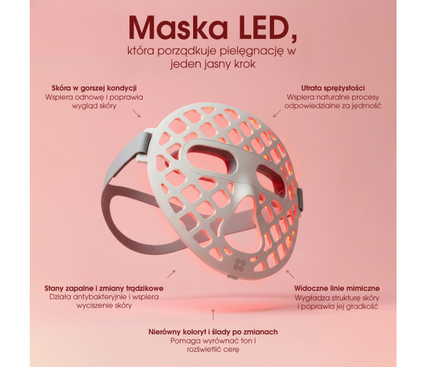 Zent Maska LED DermaLight - 1568670 - zdjęcie 11